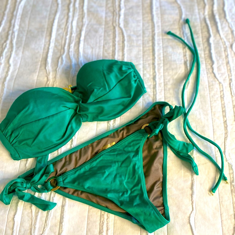 Deep/bright green Victoria's Secret bikini